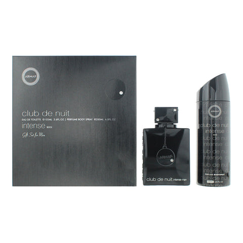 Armaf Club De Nuit Intense 2 Piece Gift Set: Eau de Toilette 105ml - Body Spray 200ml