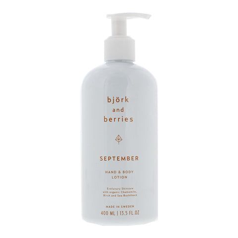 Bjork & Berries September Hand & Body Lotion 400ml