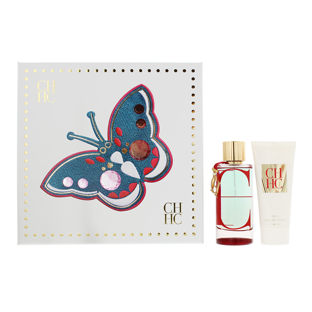 Carolina Herrera Ch L'eau 2 Piece Gift Set: Eau de Toilette 100ml - Body Lotion