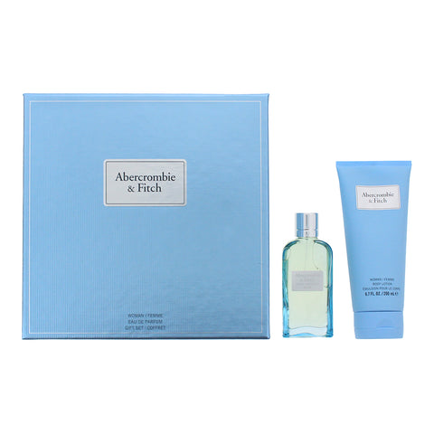 Abercrombie & Fitch First Instinct Blue 2 Piece Gift Set: Eau de Parfum 50ml - B