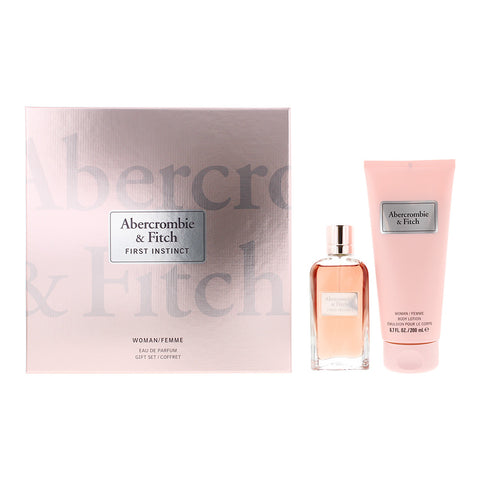 Abercrombie & Fitch First Instinct 2 Piece Gift Set: Eau de Parfum 50ml - Body L