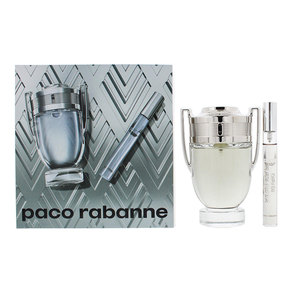 Paco Rabanne Invictus 2 Piece Gift Set: Eau de Toilette 100ml - Eau de Toilette