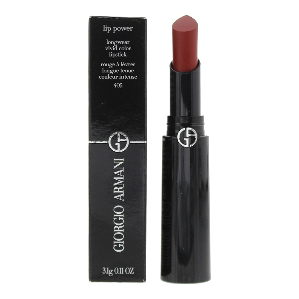 Giorgio Armani Lip Power Longwear Vivid Color 405 Lipstick 3.1g
