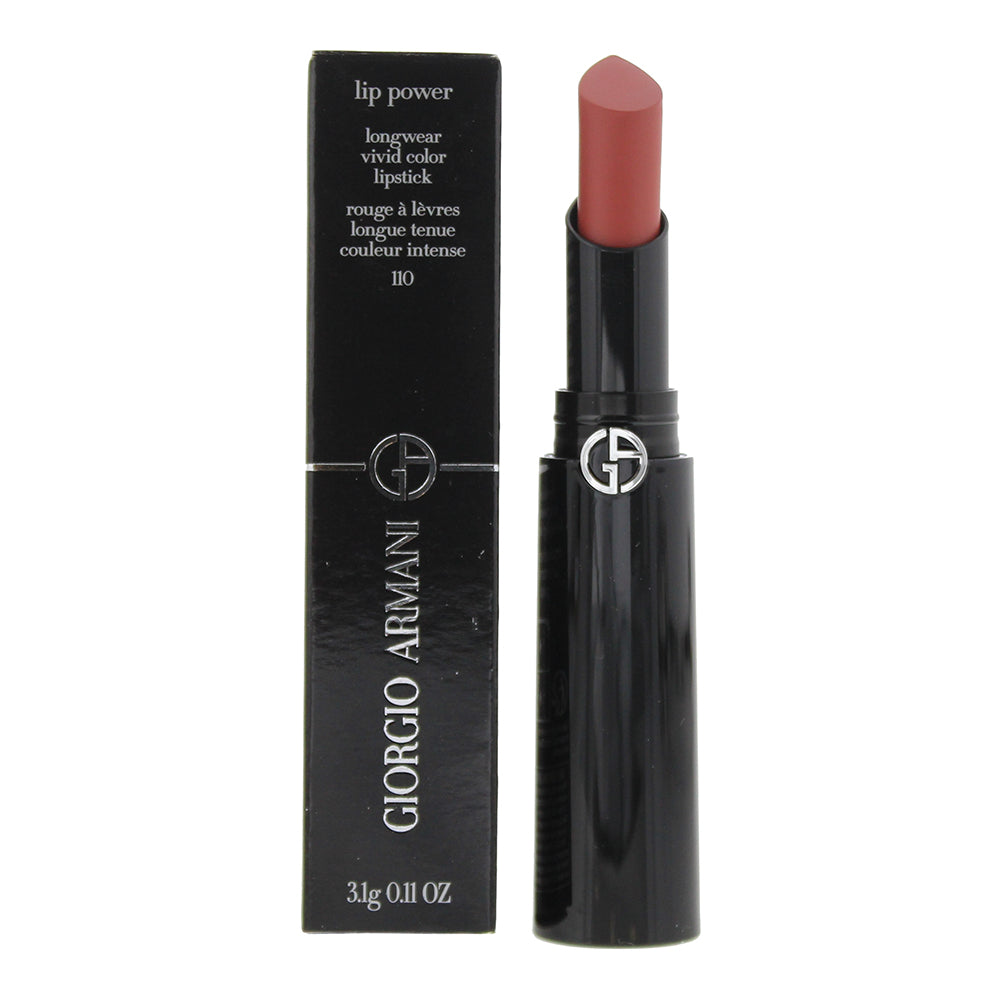 Giorgio Armani Lip Power Longwear Vivid Color 110 Lipstick 3.1g