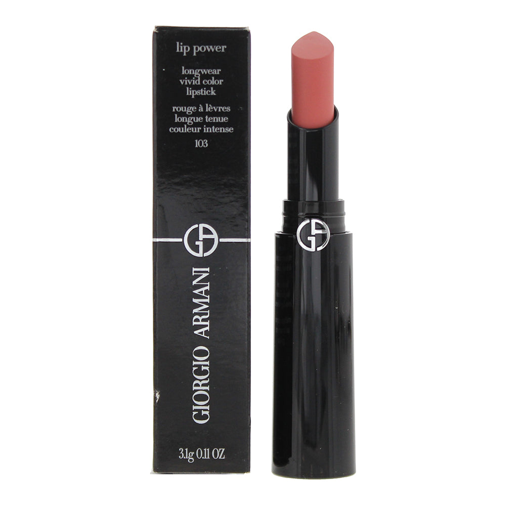 Giorgio Armani Lip Power Longwear Vivid Color 103 Lipstick 3.1g