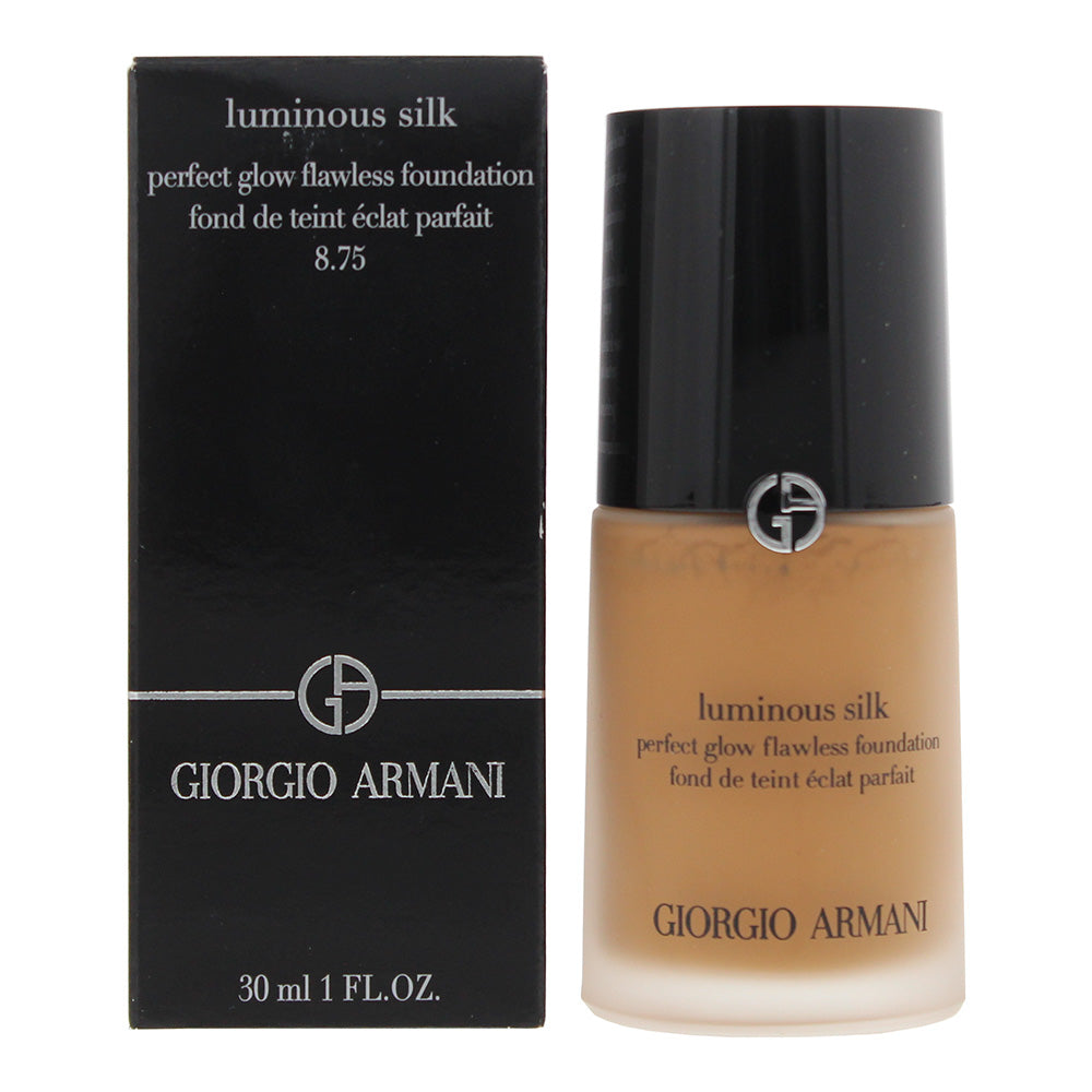 Giorgio Armani Luminous Silk Perfect Glow Flawless 8.75 Deep Golden Foundation 3