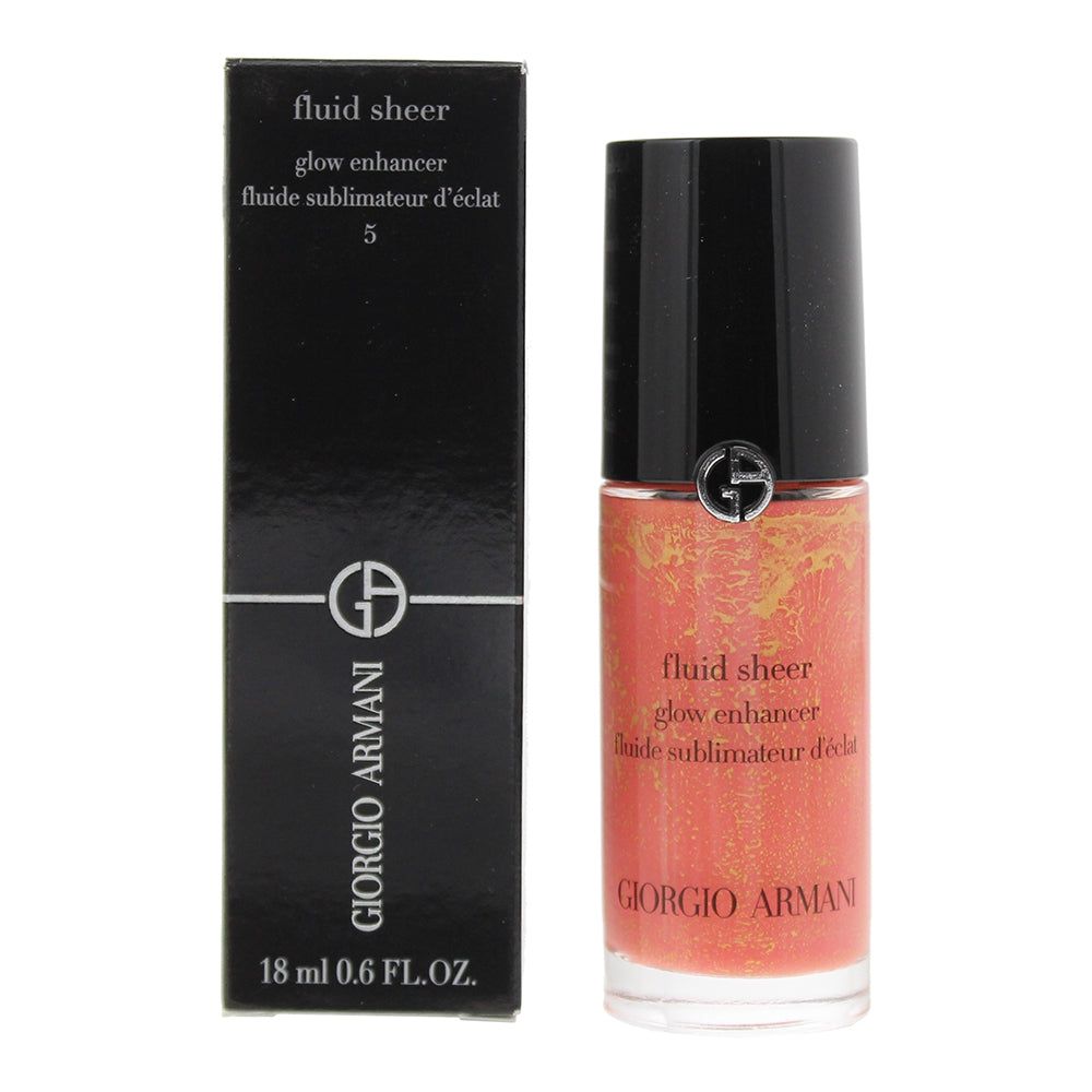 Giorgio Armani Fluid Sheer Glow Enhancer 5 Coral Bronzer 18ml