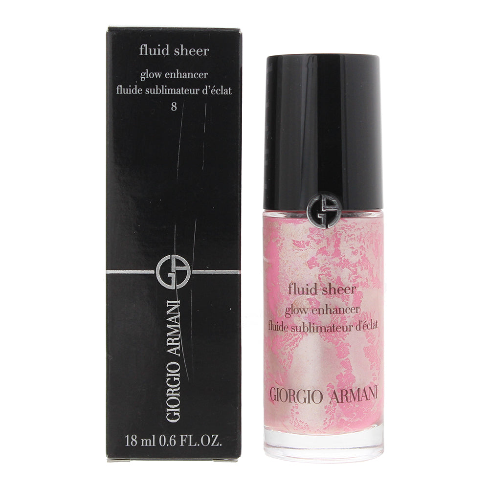 Giorgio Armani Fluid Sheer Glow Enhancer 8 Pink Bronzer 18ml