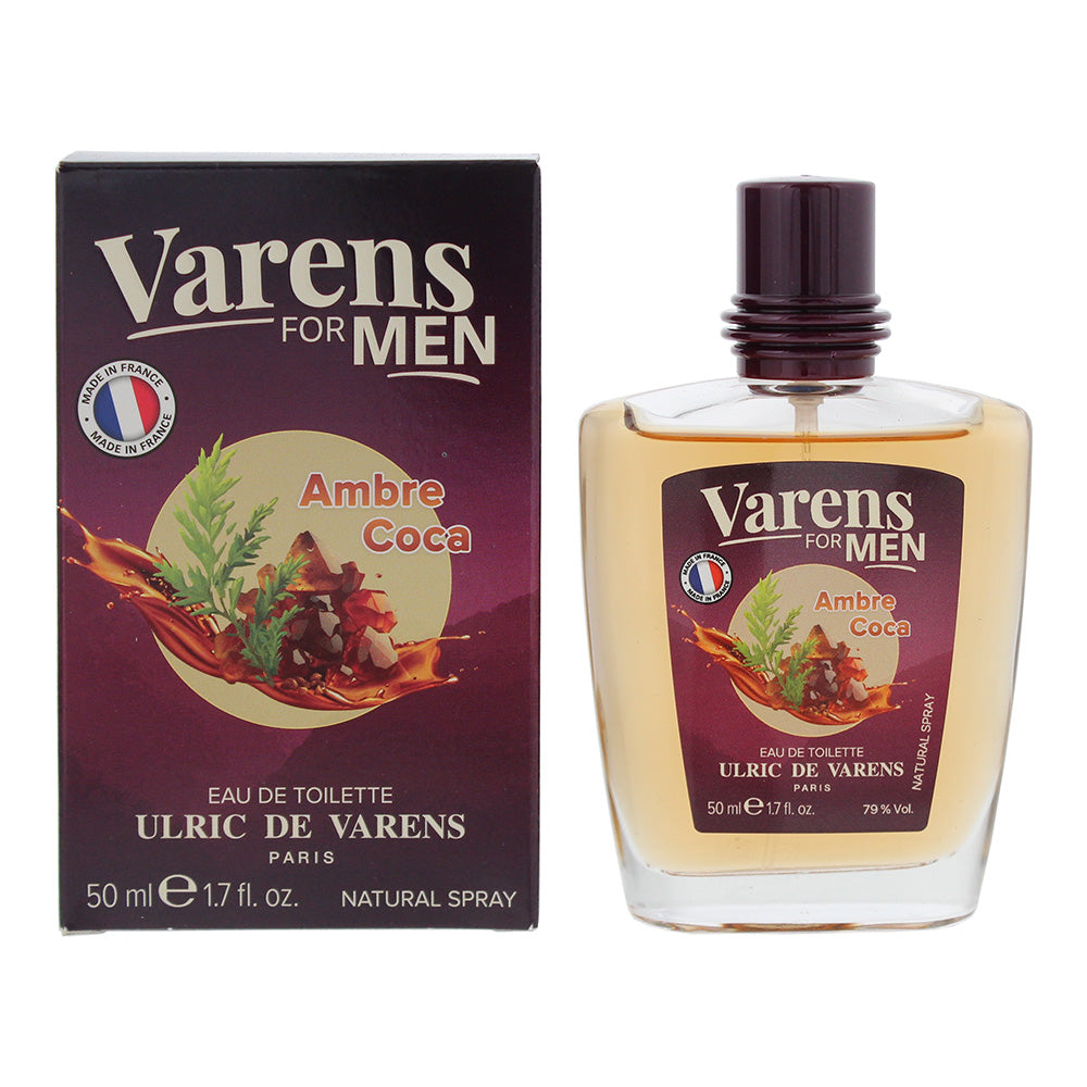 Ulric De Varens Varens For Men Ambre Coca Eau de Toilette 50ml