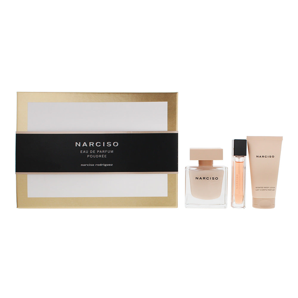 Narciso Rodriguez Poudree 3 Piece Gift Set: Eau de Parfum 90ml - Eau de Parfum 1