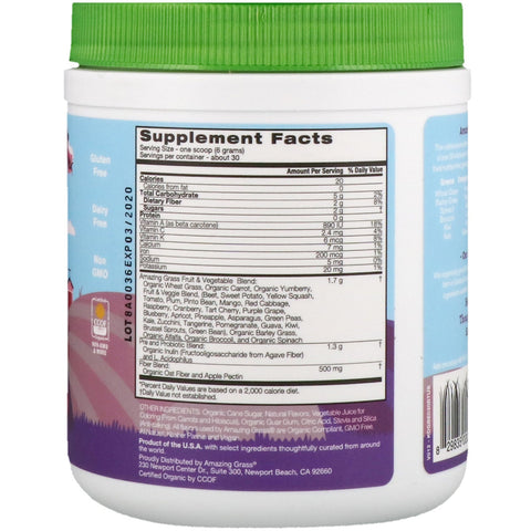 Amazing Grass, Kidz Superfood, Berry Blast, 6,35 oz (180 g)