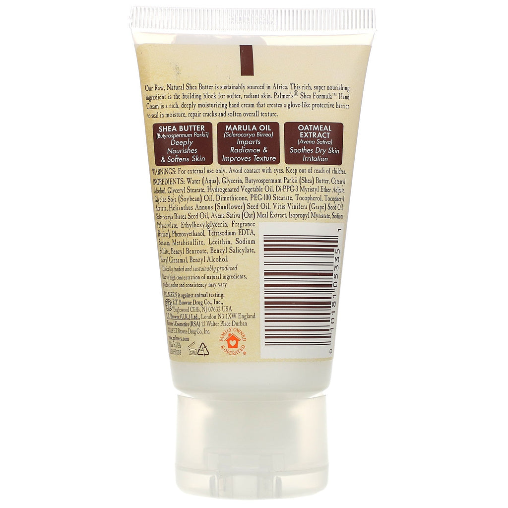 Palmer's, Shea Formula, Raw Shea Hand Cream, 2.1 oz (60 g)