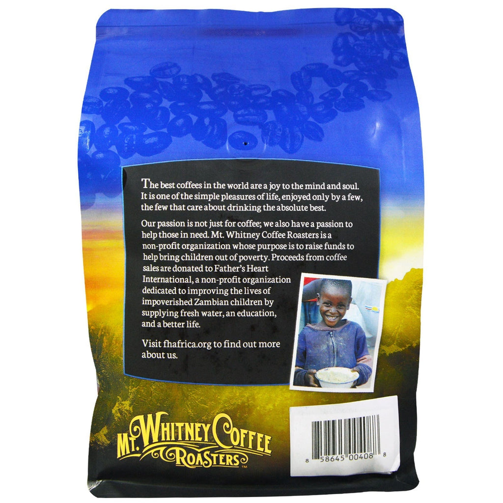 Mt. Whitney Coffee Roasters, Mammoth Espresso, Dark Roast, Whole Bean Coffee, 12 oz (340 g)