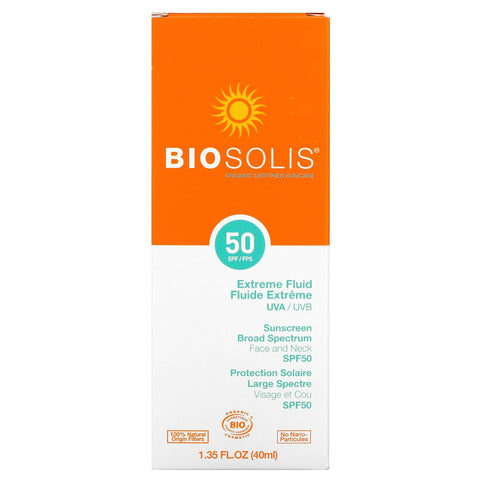 Biosolis, Fluido extremo, protector solar, SPF 50, 1,35 fl. onzas (40ml)