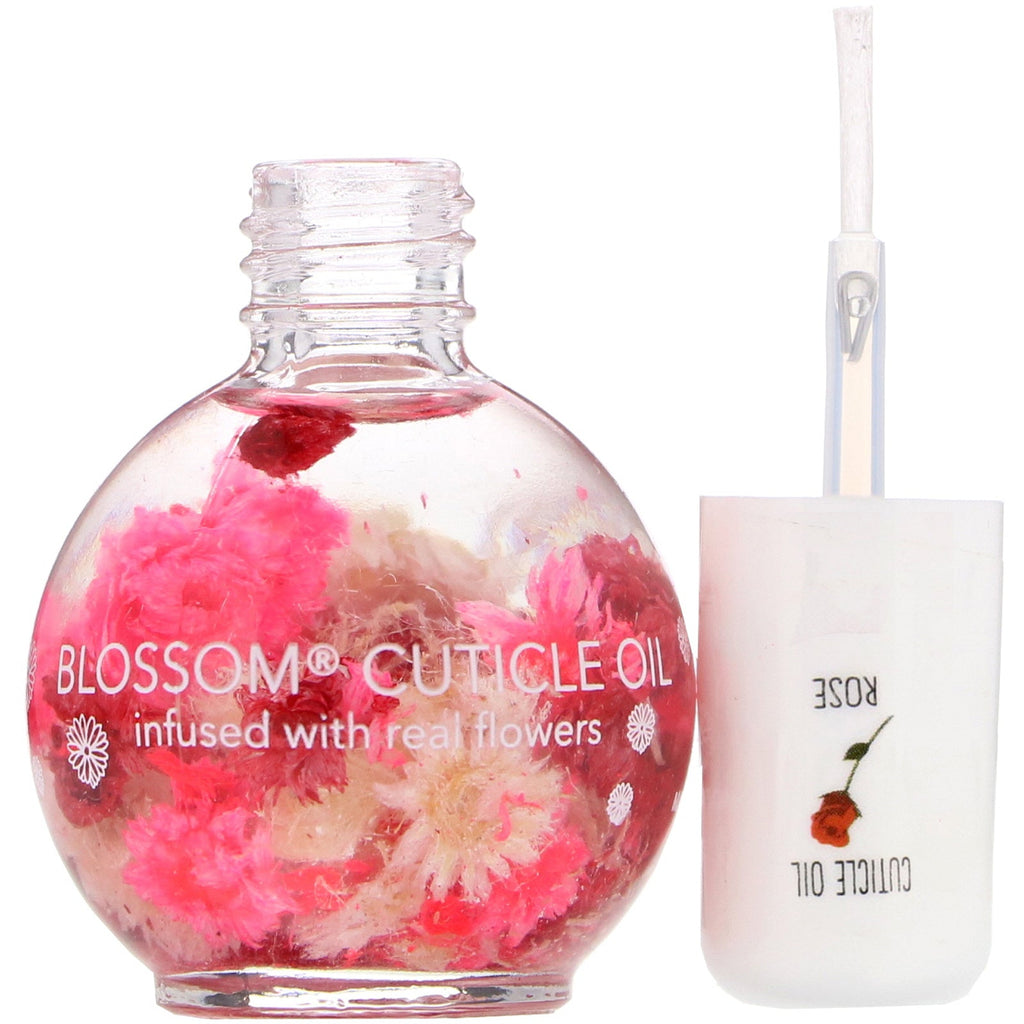 Blossom, Cuticle Oil, Rose, 0,42 fl oz (12,5 ml)