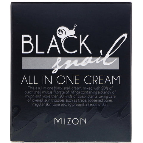 Mizon, sort snegl, alt i én creme, 2,53 fl oz (75 ml)