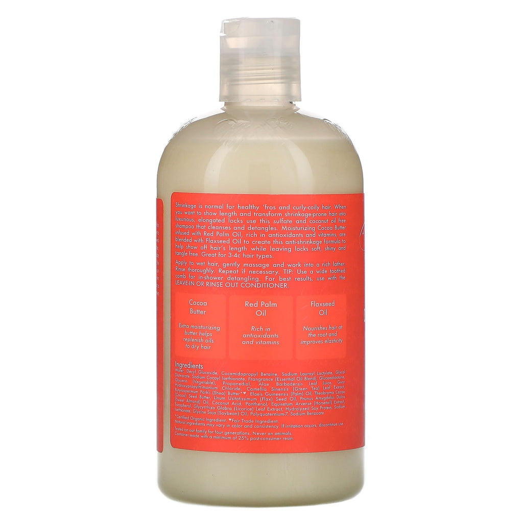 SheaMoisture, Champú desenredante antideslizante, aceite de palma roja y manteca de cacao, 399 ml (13,5 oz. líq.)