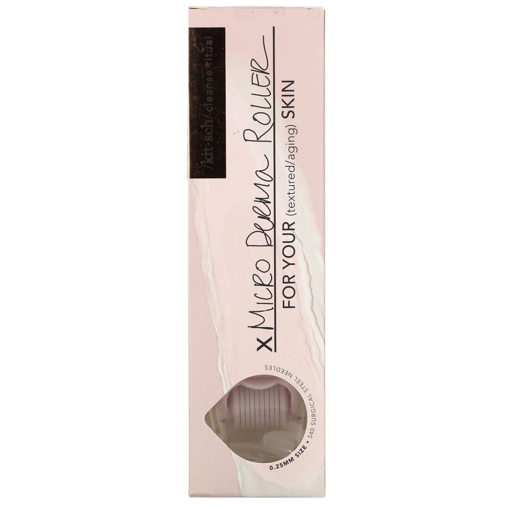 Kitsch, Micro Derma Facial Roller, Blush, 1 Roller