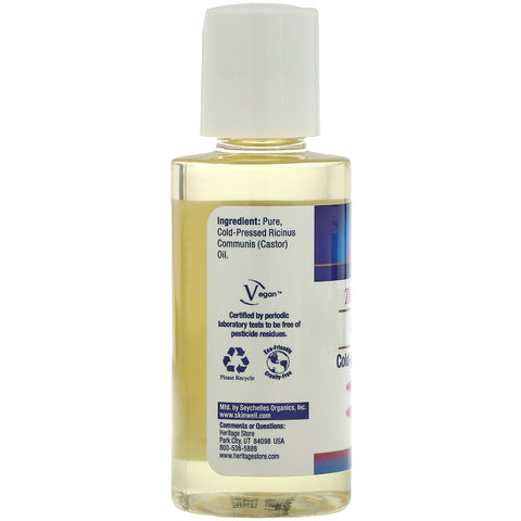 Heritage Store, ricinusolie, 2 fl oz (59 ml)