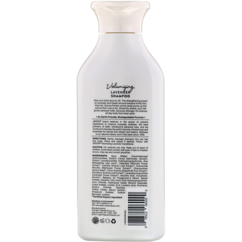 Jason Natural, Champú voluminizador de lavanda, 473 ml (16 oz. líq.)