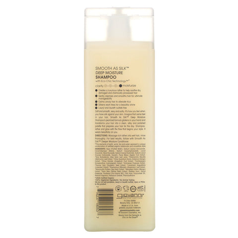 Giovanni, Smooth As Silk, Deep Moisture Shampoo, 8.5 fl oz (250 ml)