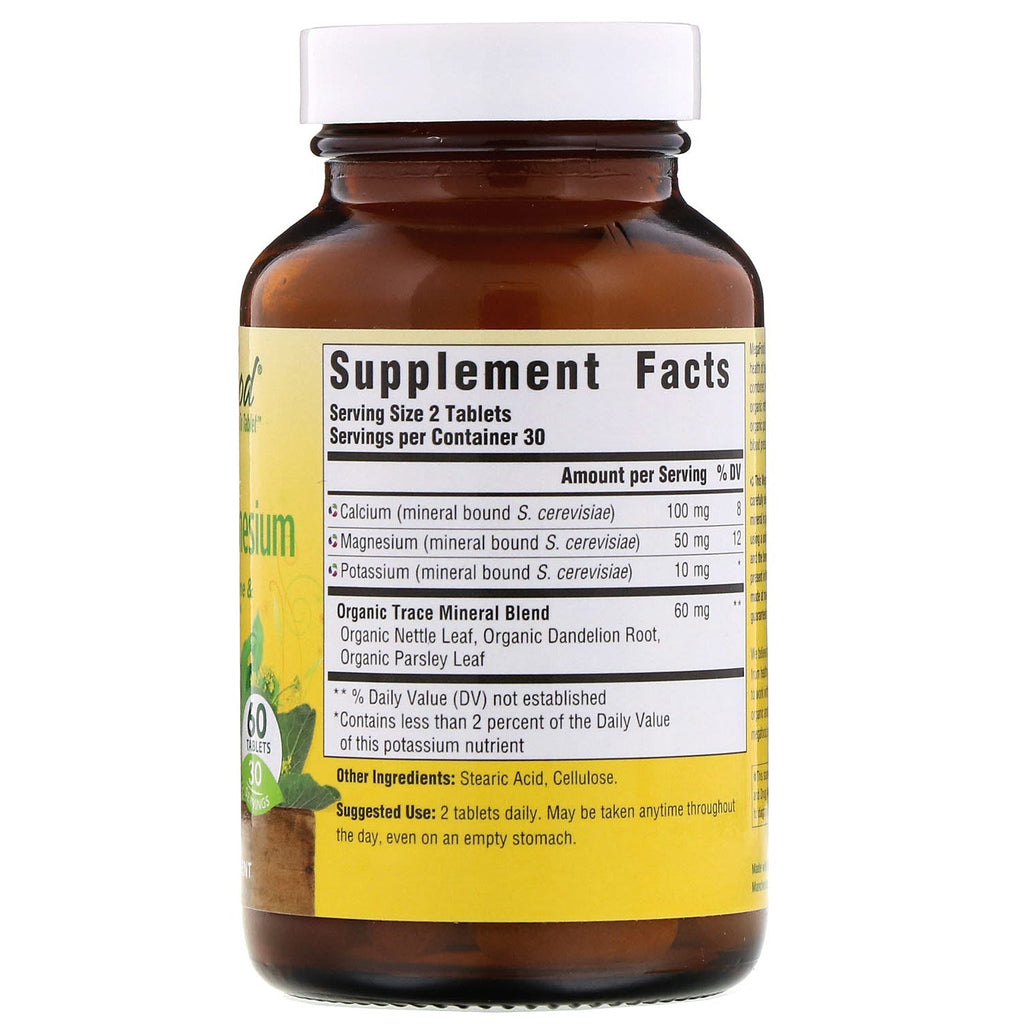 MegaFood, Calcium &amp; Magnesium, 60 tabletter