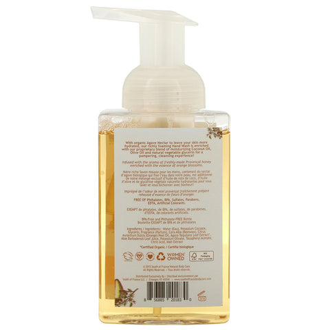 South of France, Foaming Hand Wash, Orange Blossom Honey, 8 fl oz (236 ml)