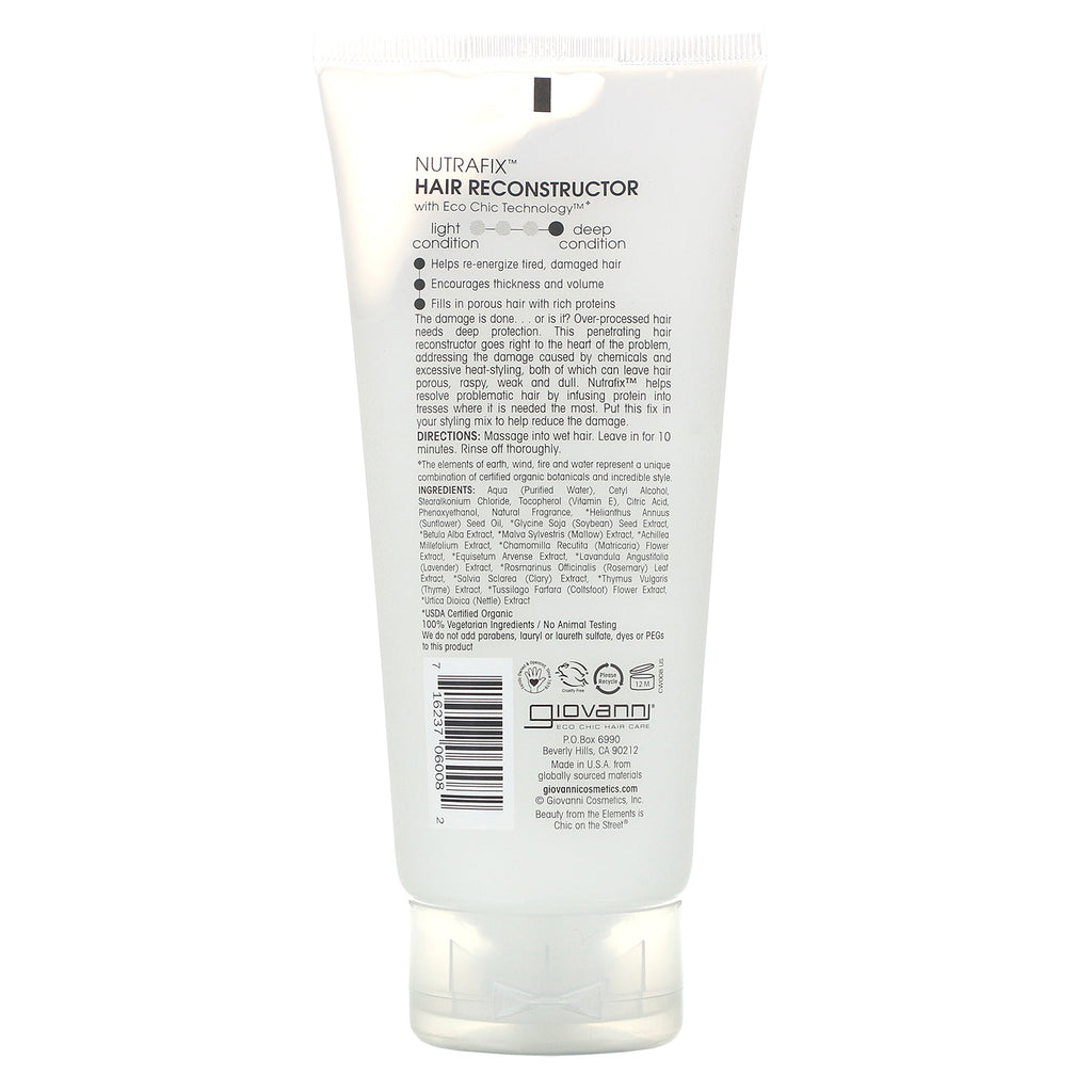 Giovanni, Reconstructor capilar Nutrafix, 200 ml (6,8 oz. líq.)