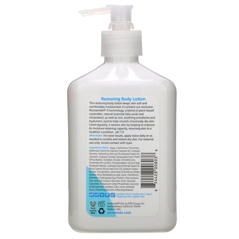 Ceramedx, loción corporal restauradora, sin fragancia, 12 fl oz (354 ml)