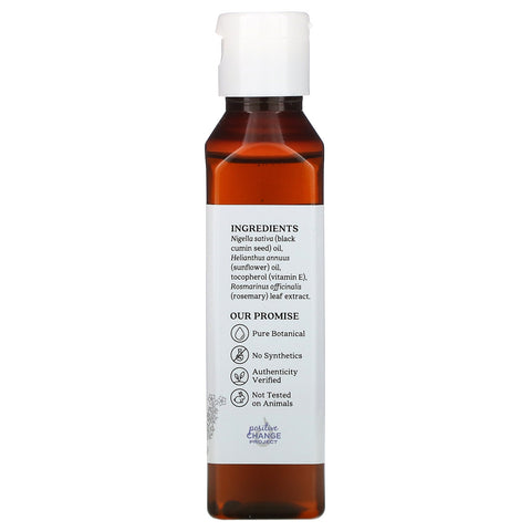 Aura Cacia, hudplejeolie, sort frø, 4 fl oz (118 ml)