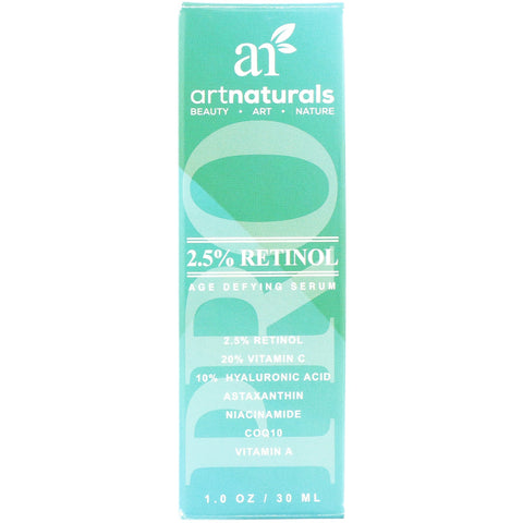 Artnaturals, 2,5 % Retinol Age Defying Serum, 1,0 oz (30 ml)