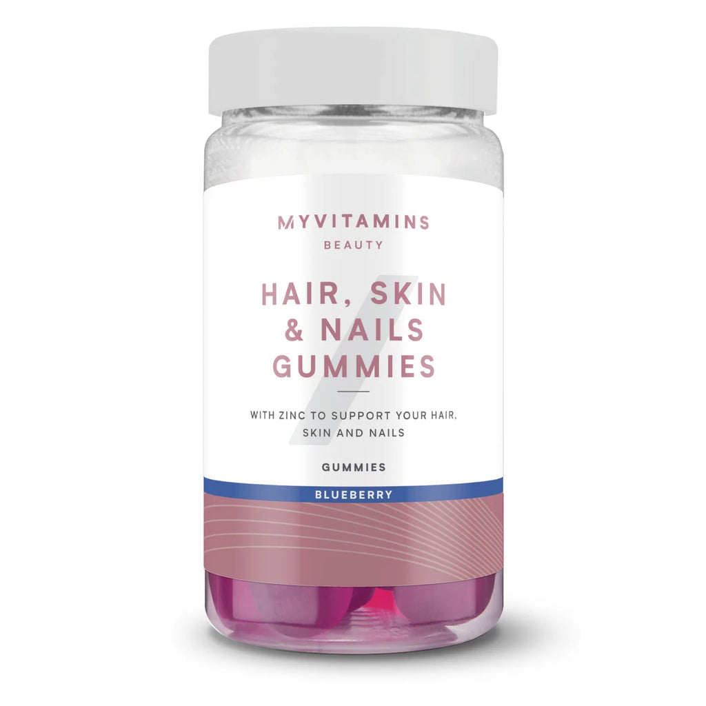 MyVitamins Hair Skin and Nails Gummies - Blueberry - 60 Gummies