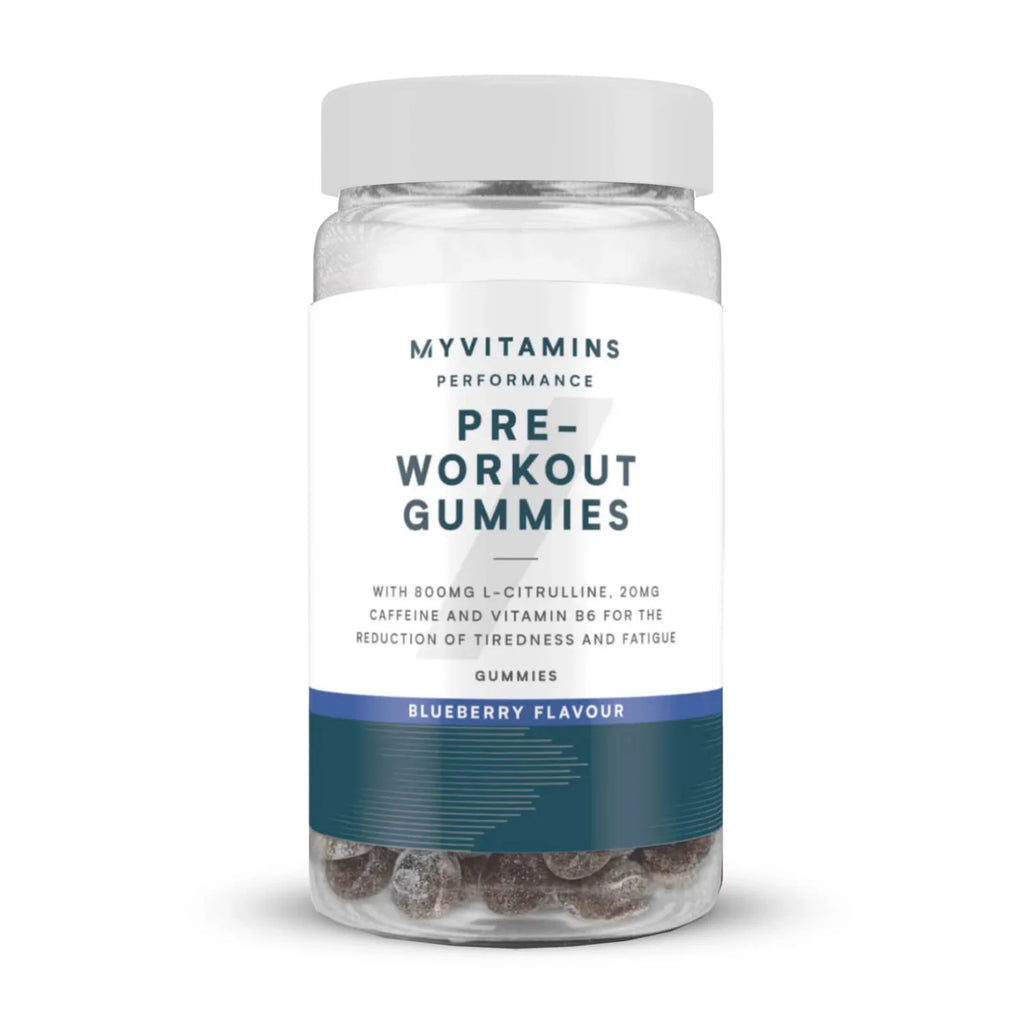 MyVitamins Pre–Workout Gummies – Blueberry – 60 gummies
