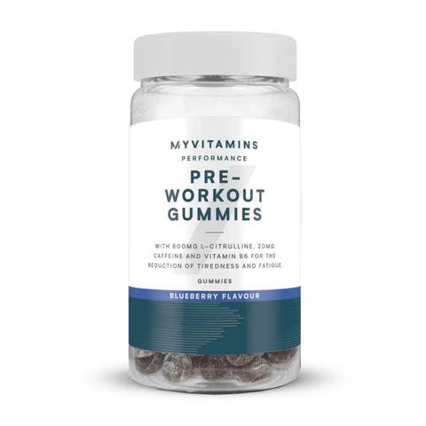 MyVitamins Pre–Workout Gummies – Blueberry – 60 gummies
