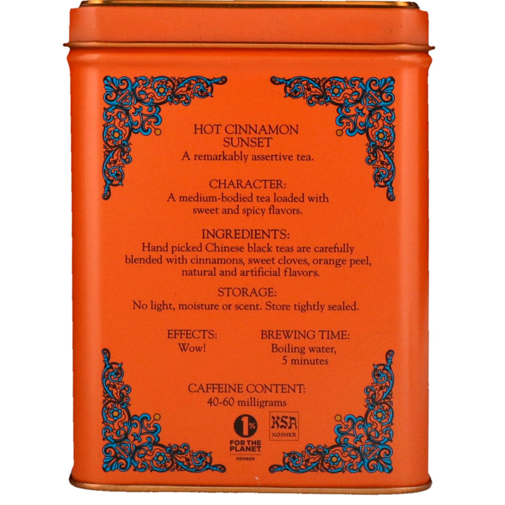 Harney &amp; Sons, HT Tea Blend, Hot Cinnamon Sunset, 20 teposer, 1,4 oz (40 g)