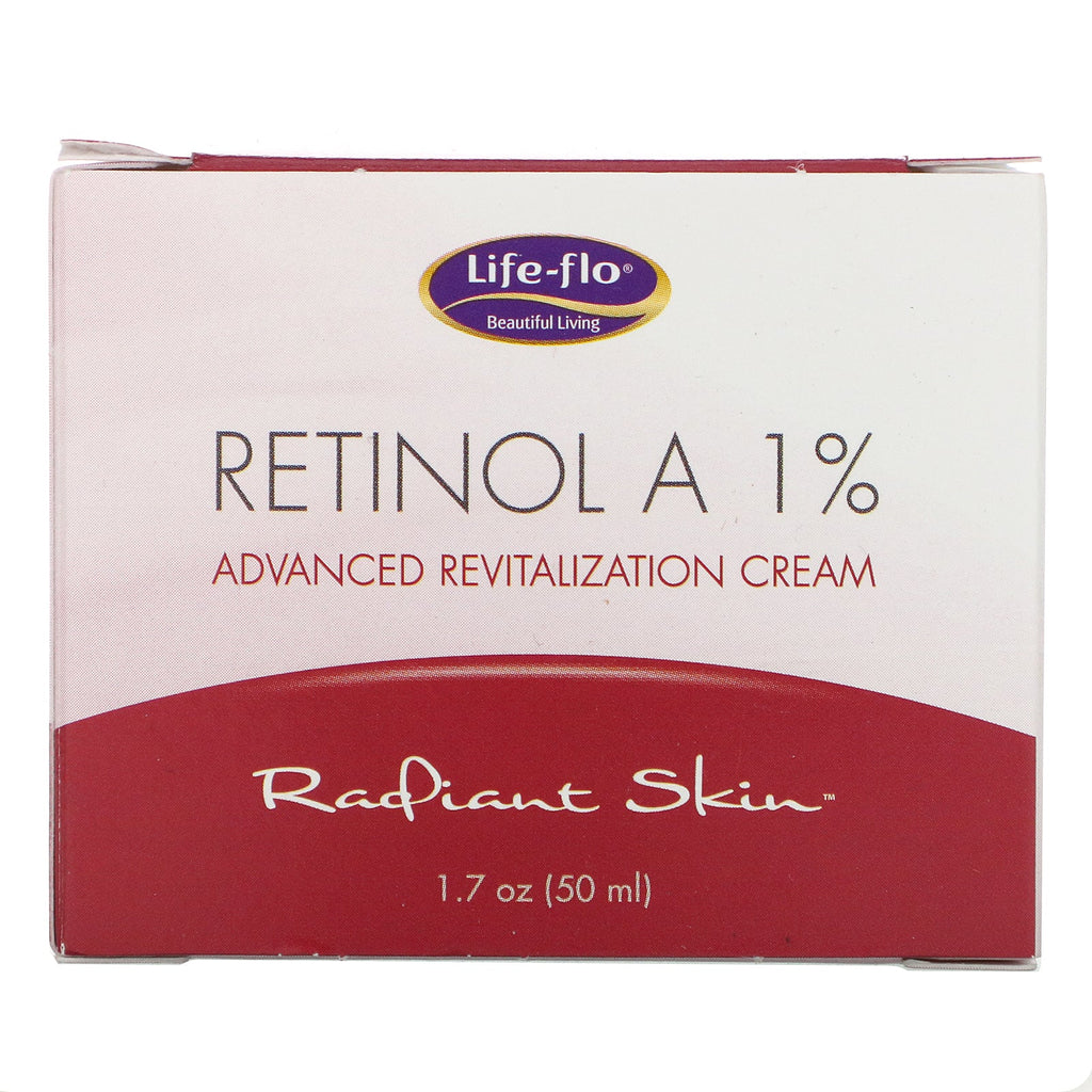 Life-flo, Retinol A 1 %, Crema de revitalización avanzada, 1,7 oz (50 ml)