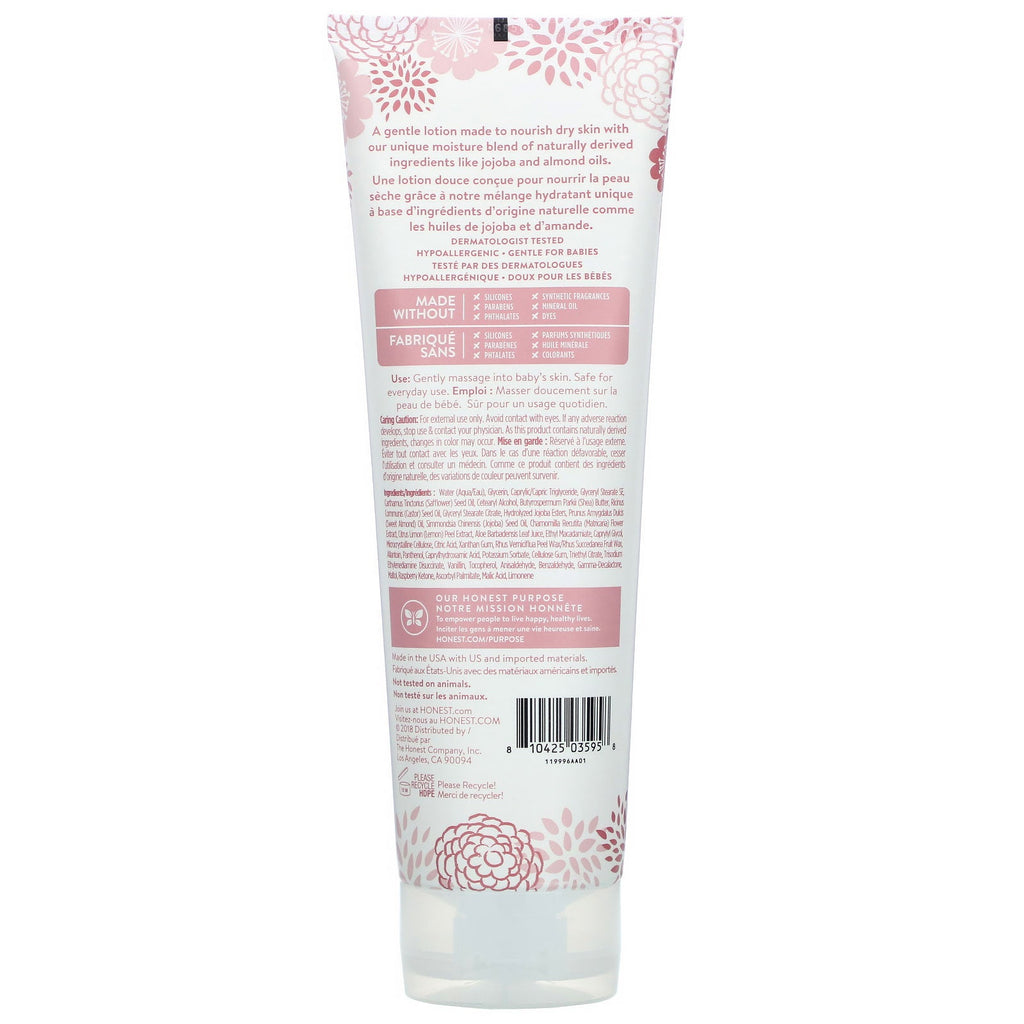 The Honest Company, Gently Nourishing Face + Body Lotion, Sweet Almond, 8.5 fl oz (250 ml)