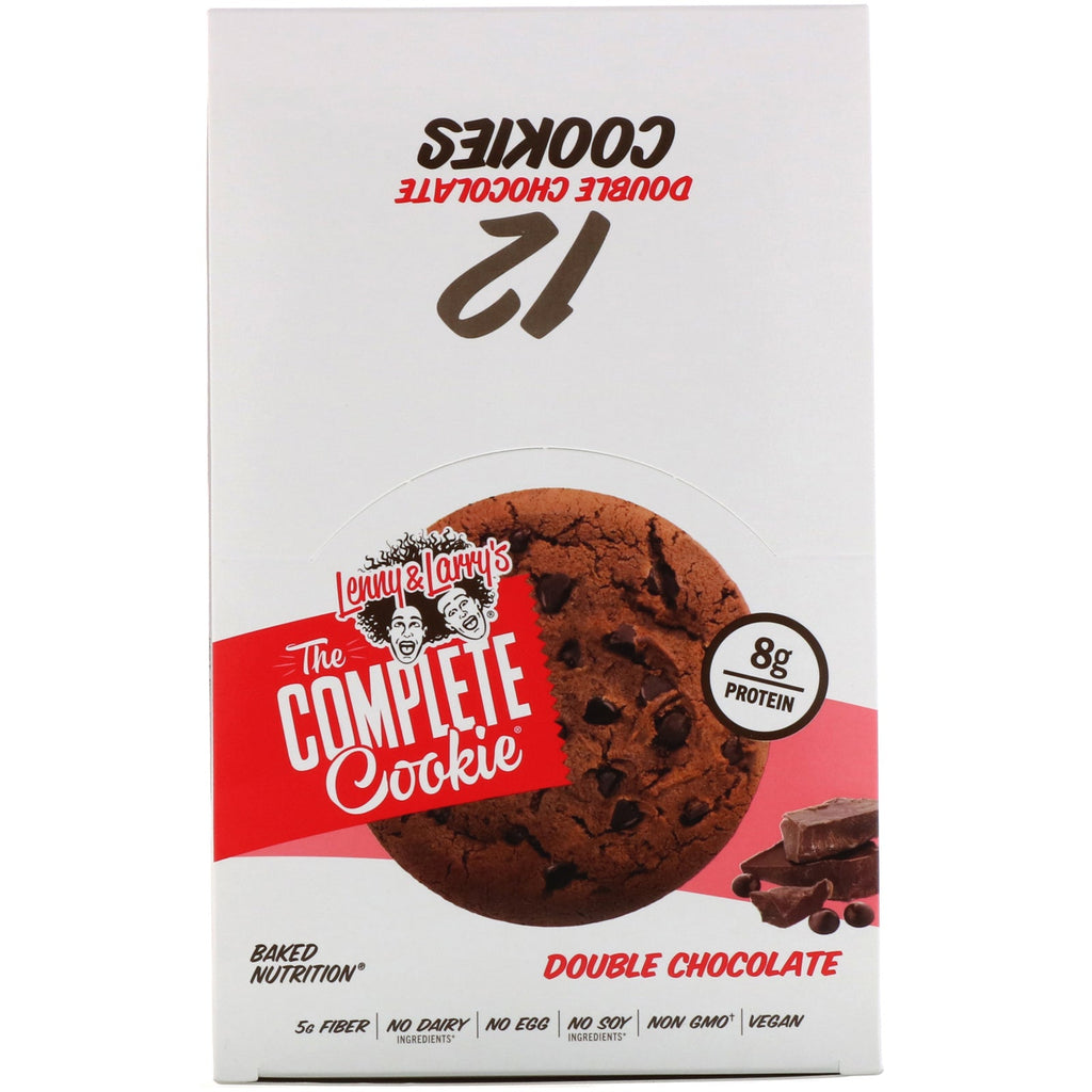 Lenny &amp; Larry's, The COMPLETE Cookie, dobbelt chokolade, 12 småkager, 2 oz (57 g) hver