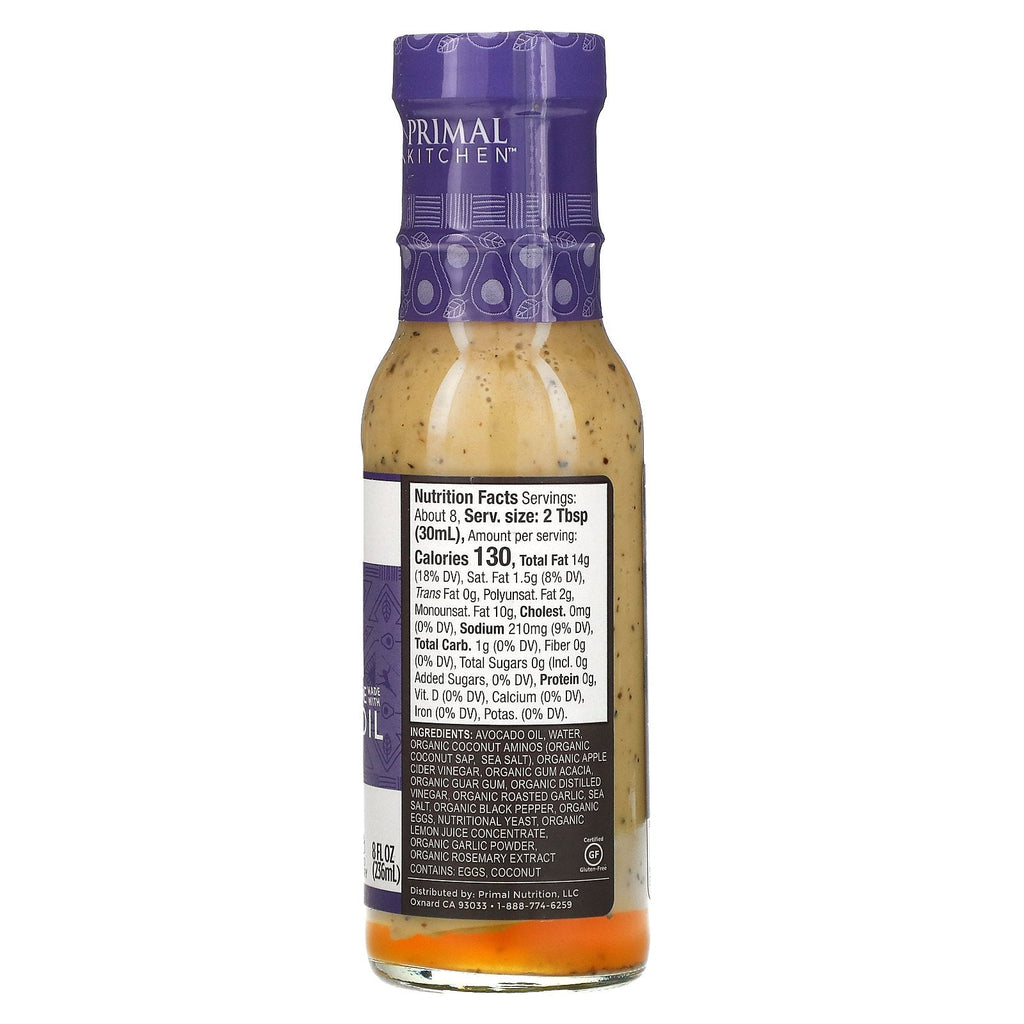 Primal Kitchen, Caesar Dressing &amp; Marinade lavet med avocadoolie, 8 fl oz (236 ml)