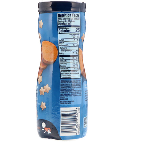 Gerber, Puffs Cereal Snack, 8+ måneder, sød kartoffel, 1,48 oz (42 g)