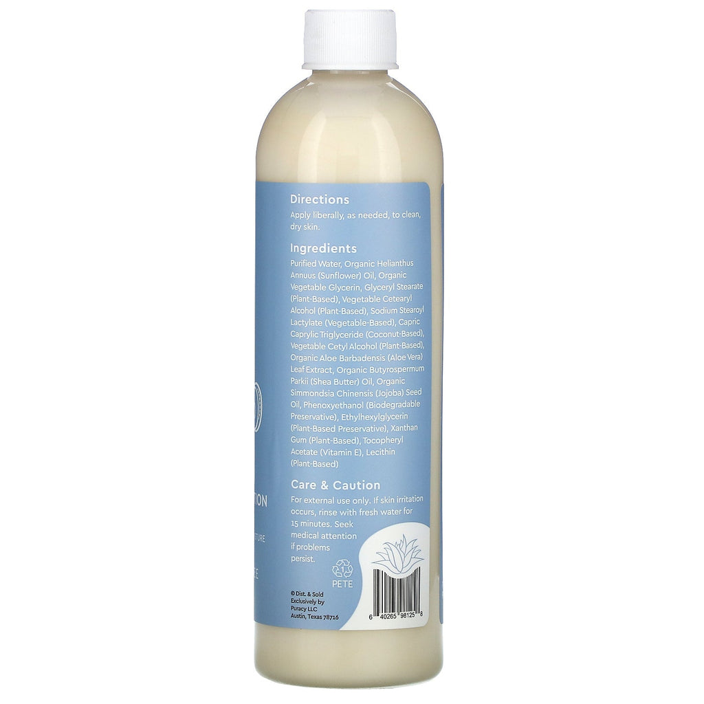 Puracy, hånd- og kropslotion, parfumefri, 12 fl oz (355 ml)