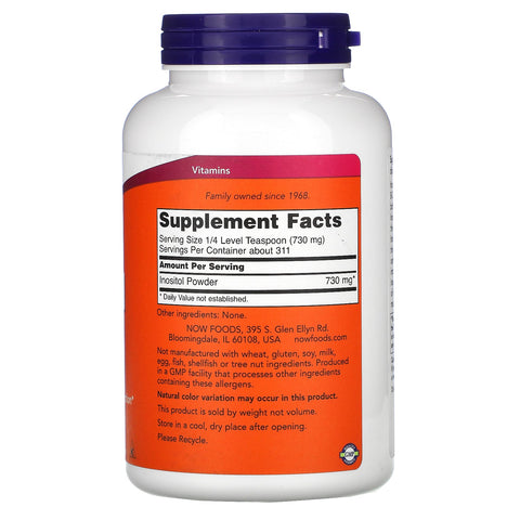 Now Foods, Inositol en polvo, 8 oz (227 g)