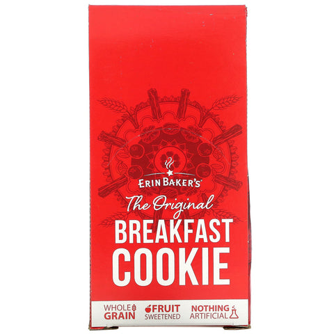 Erin Baker's, The Original Breakfast Cookie, Oatmeal Raisin, 12 Cookies, 3 oz (85 g) Each