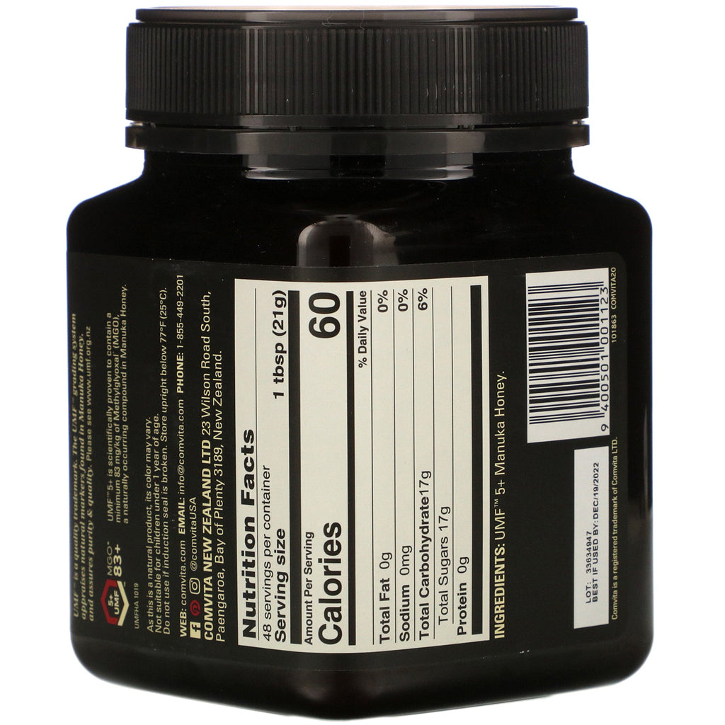 Comvita, Manuka Honey, UMF 5+, 2,2 lb (1 kg)