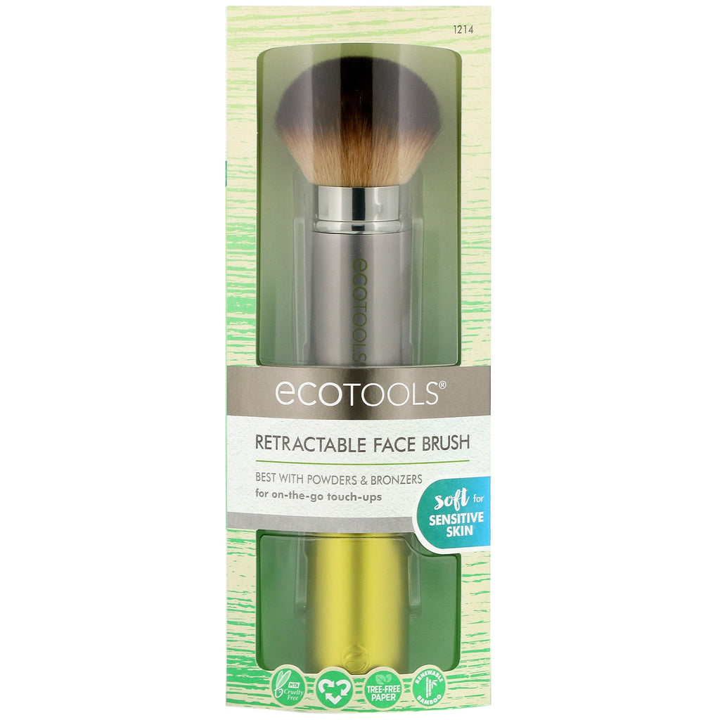 EcoTools, Retractable Face Brush, 1 Brush