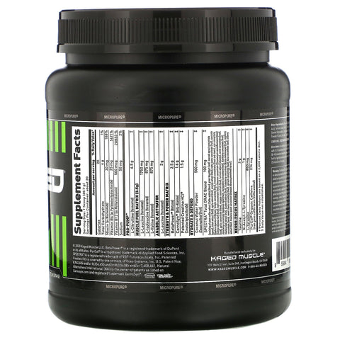 Kaged Muscle, PRE-KAGED, Premium Pre-Workout, Grape, 1.27 lb (574 g)