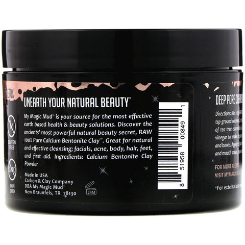 My Magic Mud, Rå 100 % Ren, Calcium Bentonite Clay, 5,5 oz (155,9 g)