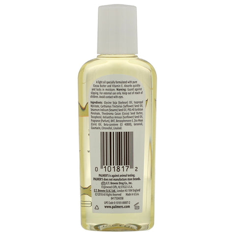 Palmer's, Fórmula de manteca de cacao, aceite corporal hidratante con vitamina E, 50 ml (1,7 oz)