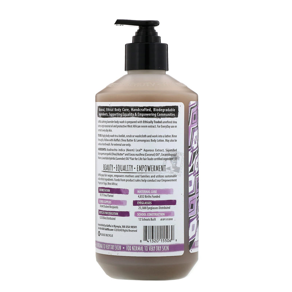 Everyday Shea, Body Wash, Lavendel, 16 fl oz (475 ml)