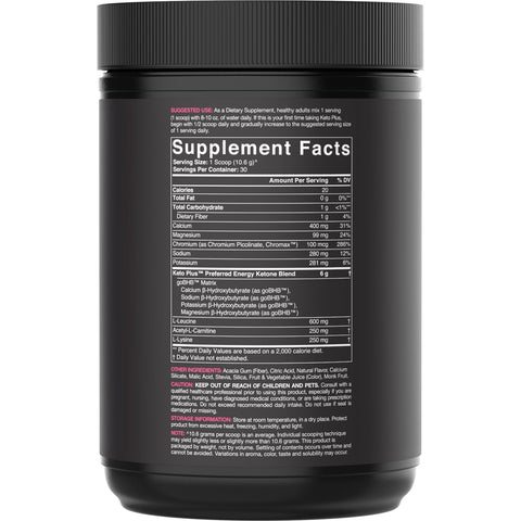 Sports Research, Keto Plus, GO BHB+, Raspberry Lemonade, 11,2 oz (318 g)